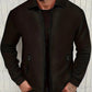 Retrotextur vintage-reißverschlussjacke für herren