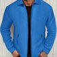 Retrotextur vintage-reißverschlussjacke für herren
