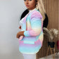Thanea | damen langarm tie dye blazer