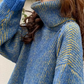 Kathleen rollkragenpullover in ubergröße für frauen
