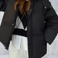 Seraphina – flauschige winterjacke mit reißverschluss und seitentaschen.