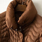 Seraphina – stylische lange daunenjacke