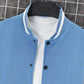 Thomas – lässige jacke mit farbblock-knöpfen für herren