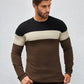 Christopher – pullover mit dreifarbigen streifen