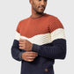 Indicode Herren Dean Pullover mit Ripp-Bündchen & Rundhals-Ausschnitt - INDICODE