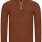 Soren – cormac – stilvolles sweatshirt mit viertelreibverschluss