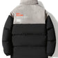 Brian – lässige, dicke jacke im farbblockdesign