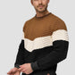 Indicode Herren Dean Pullover mit Ripp-Bündchen & Rundhals-Ausschnitt - INDICODE
