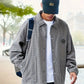James – jacke mit lockerer passform für herren
