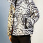 Dennis – geometrische pufferjacke für herren