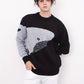 Ignatius – pullover im cartoon-wal-design