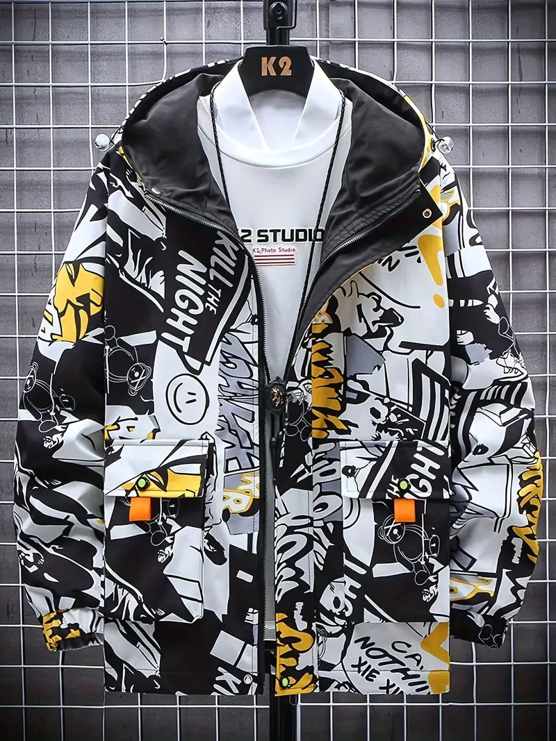 Nicholas – mittellange windjacke für herren