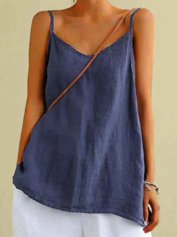 Milena - sommer leinen top