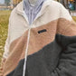 Donovan – stylische fleecejacke mit farbblockierung