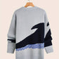 Ignatius – pullover im cartoon-wal-design