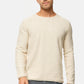 Indicode Herren Loakim Strickpullover mit Rundhals-Ausschnitt & Roll Edge aus 90% Baumwolle - INDICODE