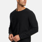 Indicode Herren Loakim Strickpullover mit Rundhals-Ausschnitt & Roll Edge aus 90% Baumwolle - INDICODE