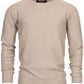 Indicode Herren Loakim Strickpullover mit Rundhals-Ausschnitt & Roll Edge aus 90% Baumwolle - INDICODE