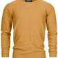 Indicode Herren Loakim Strickpullover mit Rundhals-Ausschnitt & Roll Edge aus 90% Baumwolle - INDICODE