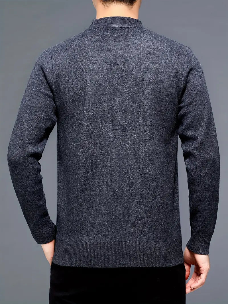 Hayden – stilvoller pullover mit geometrischem muster für herren