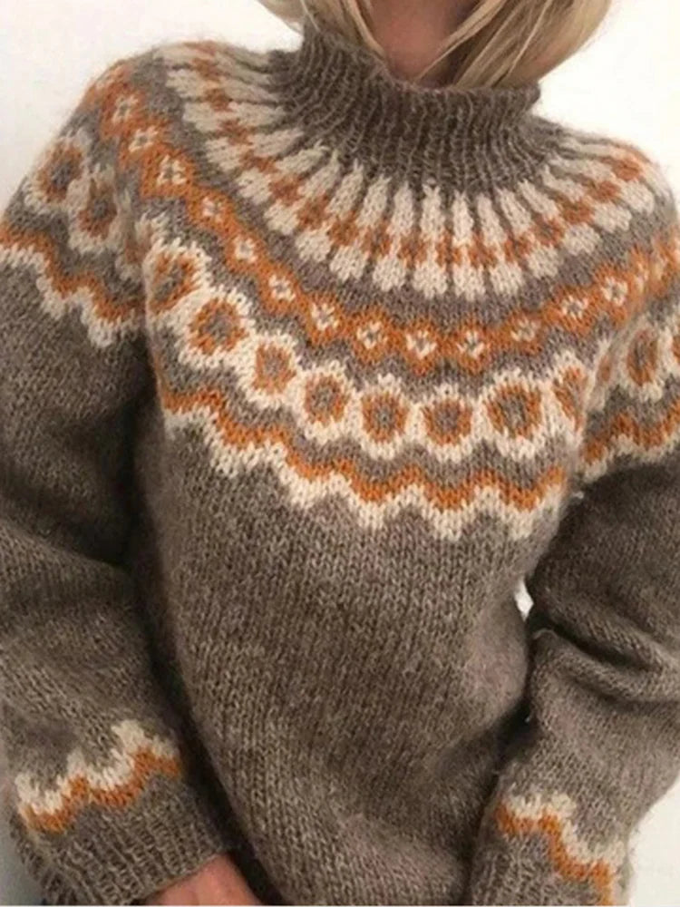 Isabella – vintage-rollkragenpullover