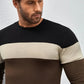 Christopher – pullover mit dreifarbigen streifen