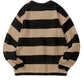 Richard – pullover mit retro-streifenmuster
