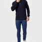 TOMMY - Stylischer Zipper-Pullover für Herren (italienisches Design)