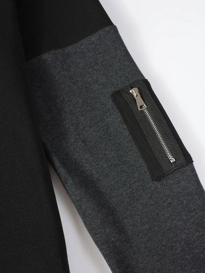 Samuel – farbblock-hoodie für männer