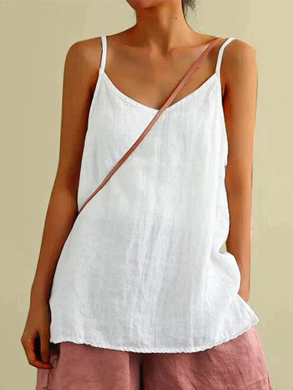 Milena - sommer leinen top