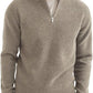 Stylischer zipper-pullover für herren (italienisches Design)