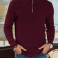 Stylischer zipper-pullover für herren (italienisches Design)