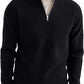 Stylischer zipper-pullover für herren (italienisches Design)