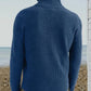 Stylischer zipper-pullover für herren (italienisches Design)