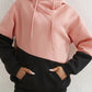 Savannah – farbblock-hoodie für damen