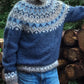 David – pullover mit rundhalsausschnitt