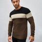Christopher – pullover mit dreifarbigen streifen