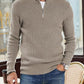 Cormac – stilvolles sweatshirt mit viertelreibverschluss