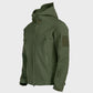 Jason - warm en waterdicht tactisch jack met capuchon en ritssluiting over de hele lengte - Sky-Sense