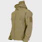 Jason - warm en waterdicht tactisch jack met capuchon en ritssluiting over de hele lengte - Sky-Sense
