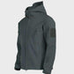 Jason - warm en waterdicht tactisch jack met capuchon en ritssluiting over de hele lengte - Sky-Sense