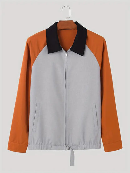 Jason – lässige colorblock-jacke für herren