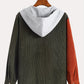 Thaddeus – mehrfarbiger pullover mit kapuze