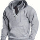 Larry – lässiger pullover mit 1/4-reißverschluss