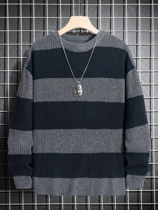 Scott – trendiger colorblock-pullover für herren