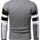 David – farbblock-pullover mit rundhalsausschnitt