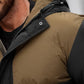 Finn – lässige, wattierte farbblockjacke für herren