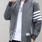 Enrik – lässige uniformjacke mit stehkragen und durchgehendem reißverschluss