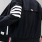 Enrik – lässige uniformjacke mit stehkragen und durchgehendem reißverschluss