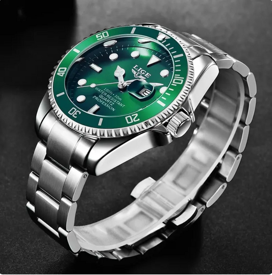 Hochwertige Edelstahl Herrenuhr